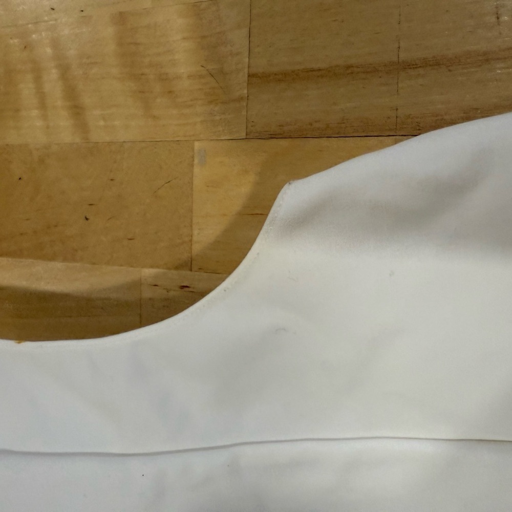 Dior Cream Sleeveless Button-Up Top - Picture 13 of 17